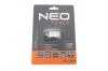 Налобний ліхтар з акумулятором USB 180 lm COB LED + датчик руху NEO TOOLS 99-069 (фото 1)