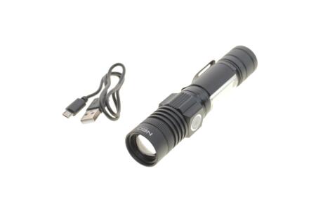 Ліхтар акумуляторний, алюмінієвий корпус 800lm 2в1 CREE T6 LED NEO TOOLS 99-033