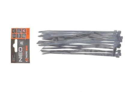 Стяжки кабельні EXTREME 4,8 × 200 мм, чорні, 20 шт. NEO TOOLS 01-632