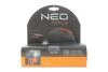 Шапка з ліхтариком, чорно-сіро-жовтогаряча WARM NEO TOOLS 81-631 (фото 4)