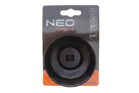 Головка змінна масляного фільтра 67 мм, 14 кут NEO TOOLS 11-362