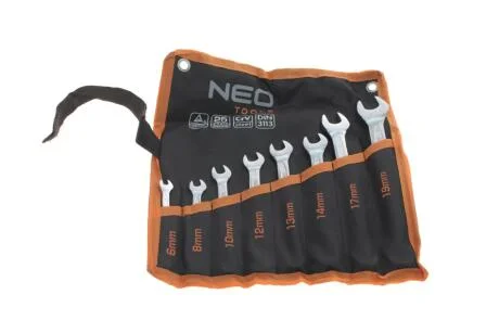 Ключі комбіновані, 6-19 мм, набір 8 шт.*1 уп. NEO TOOLS 09-751