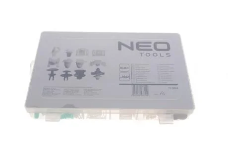 Набір кліпс кріплення обшивки, 160 шт., Audi NEO TOOLS 11-964