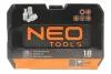 Головки для зливу оліі 3/8", набір 18 шт. NEO TOOLS 11-235 (фото 4)