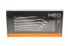Ключи накидні вигнуті, 6 - 22 мм, 8 шт. NEO TOOLS 84-233 (фото 1)