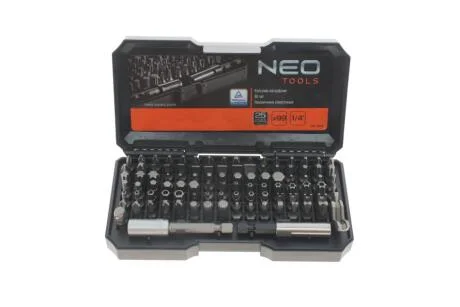 Насадки з тримачем, набір 99 шт.* 1 уп. NEO TOOLS 06-104