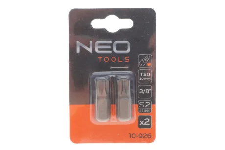 Насадки Torx T50 x 30 мм, S2 x 2 шт. NEO TOOLS 10-926