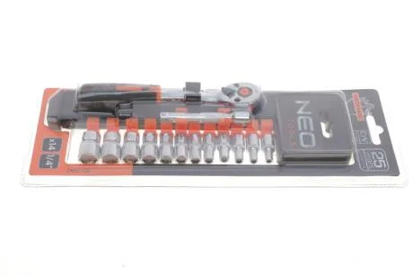 Набір змінних головок 1/4", 14 шт. NEO TOOLS 10-000