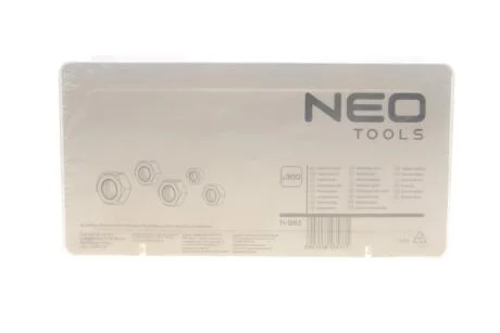 Гайки нержавіючі, набір 300 шт. NEO TOOLS 11-982