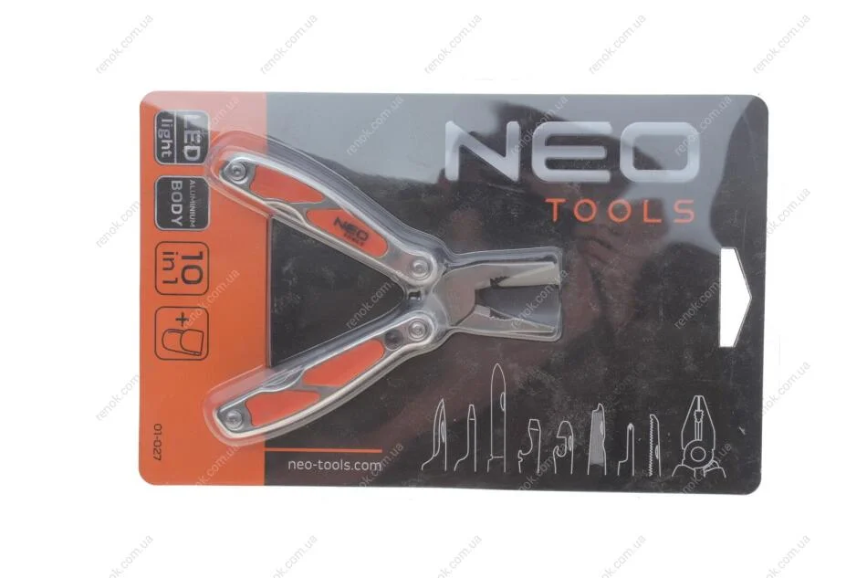 Плоскогубці багатофункціональні NEO TOOLS 01-027 (фото 1)