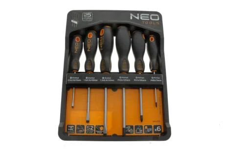Набір викруток Neo Tools, 6 шт NEO TOOLS 04-213
