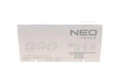 Хомути стяжні, набір 34 шт. NEO TOOLS 11-981