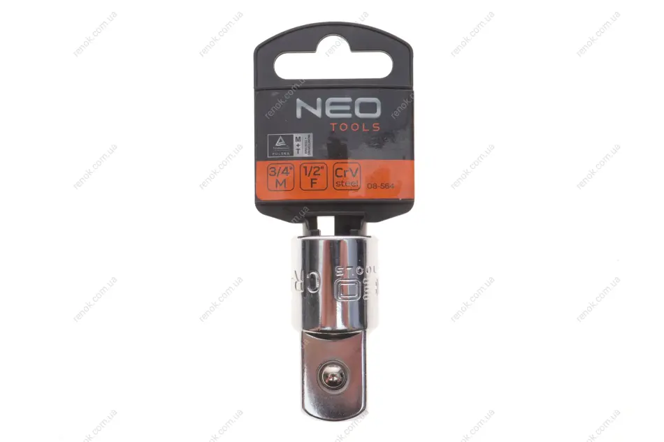 Перехідник 3/4"M X 1/2"F NEO TOOLS 08-564 (фото 1)