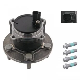 FEBI FORD К-кт підшипника з ступицею з датчик.обертів C-Max,Focus 03- FEBI BILSTEIN 32598