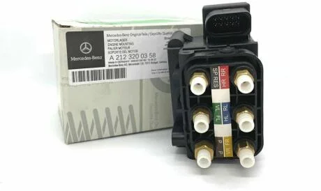 Блок клапанів пневматичної під MERCEDES-BENZ A2123200358
