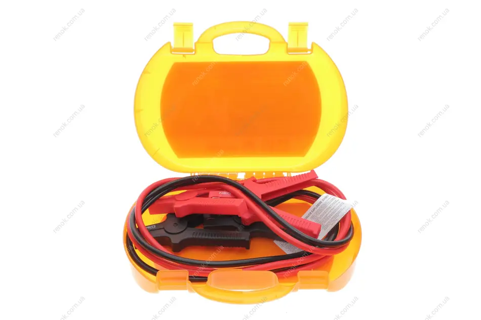 Шнури аварійного пуску акумулятора, 600А, 2.5 м NEO TOOLS 11-836 (фото 1)