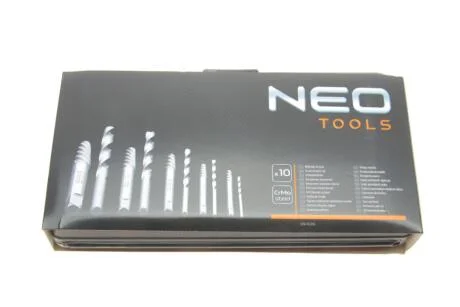 Викручувачі зламаних гвинтів, Набір 10 шт. NEO TOOLS 09-609