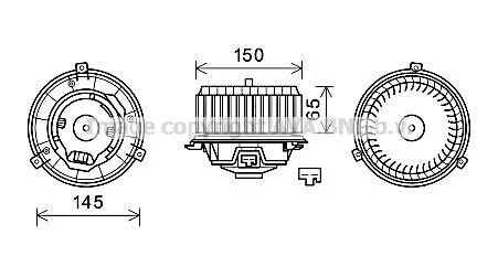Компресор салону AVA COOLING OL8674