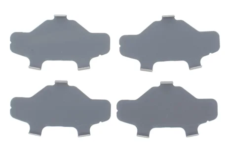 Комплект протискрипних пластин (передніх) Dacia Logan/Sandero 1.0-1.6 04-/Renault Clio 1.2-1.9 98- FRENKIT 940379