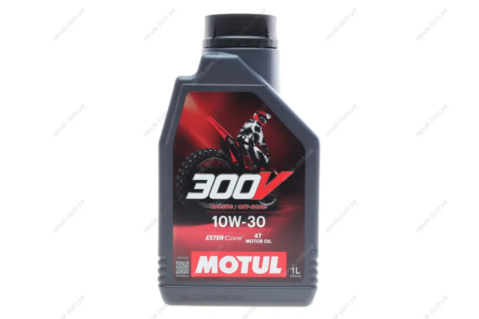 Масло 10W30 300V FACTORY LINE OFF ROAD 4T (1L) (112536) MOTUL 847511 (фото 1)