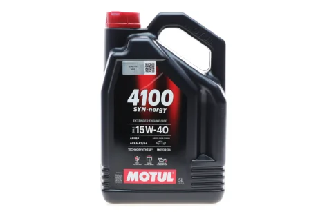 Олива моторна Technosynthese д/авто 4100 Syn-nergy 15W40 5L MOTUL 386506