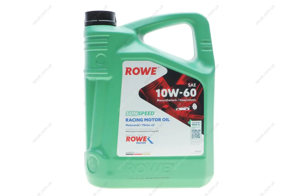 Олива моторна SUNSPEED RACING MOTOR OIL SAE 10W-60 (5 L) ROWE 4920019-0050-99 (фото 1)