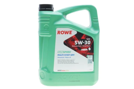 Олива моторна SUNSPEED MULTI SYNT DPF SAE 5W-30 (5 L) ROWE 4920125-0050-99