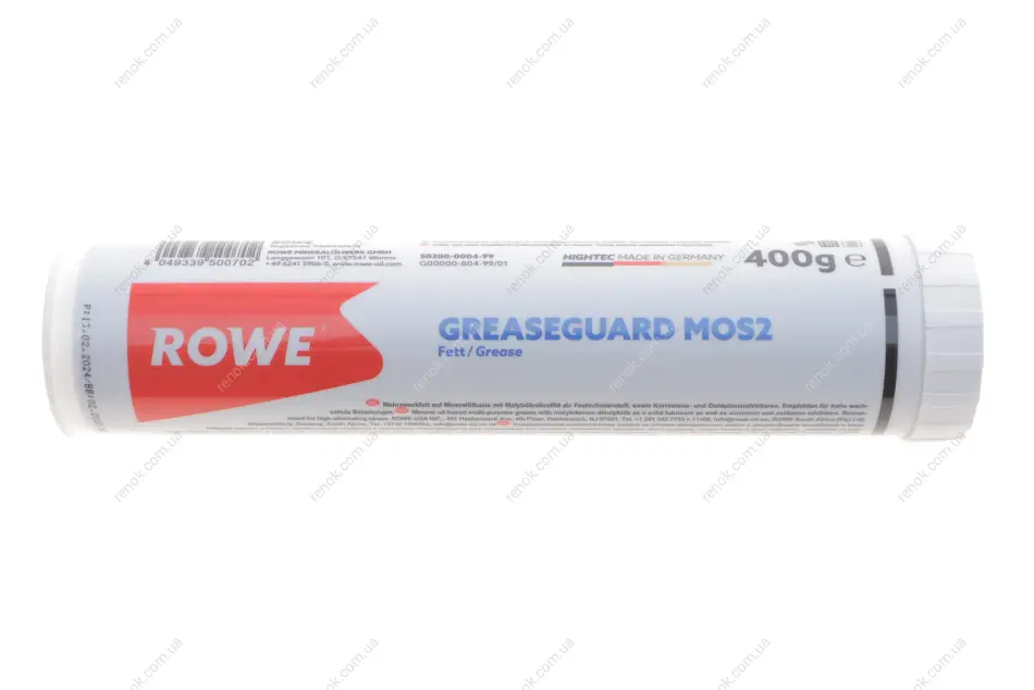 Змазка універсальна HIGHTEC GREASEGUARD MoS2 (0,4 L) ROWE 50300-0004-99 (фото 1)