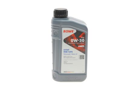 Олива моторна HIGHTEC SYNT RSB 12FE SAE 0W-30 (1 L) ROWE 20305-0010-99