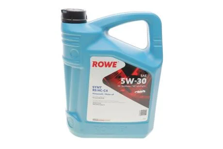 Олива моторна HIGHTEC SYNT RS SAE 5W-30 HC-C4 (5 L) ROWE 20121-0050-99