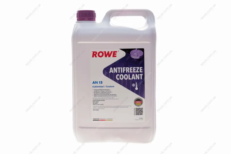 Антифриз HIGHTEC ANTIFREEZE COOLANT AN 13 (5 L) ROWE 21062-0050-99 (фото 1)