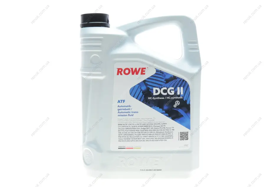 Олива трансмісійна HIGHTEC ATF DCG II (5 L) ROWE 25067-0050-99 (фото 1)