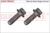 Направляючий болт супорта задн (упаковка 2 шт) VOLVO S60 I, S80 I, V70 II, XC70 I FORD C-MAX, FOCUS II, FOCUS II/KOMBI, MONDEO III 1.4-3.0 11.97- QUICK BRAKE 11558XC (фото 1)