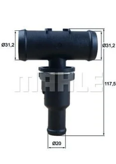 Термостат системи охолодження (75°C, в корпусі) AUDI A3 VW BEETLE, GOLF VI, JETTA IV 2.0 09.04-07.16 TH 53 75 BEHR TH5375