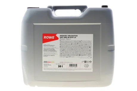 Олива моторна HIGHTEC TRUCKSTAR SAE 10W-30 HCK-LA (20 L) ROWE 20380-0200-99