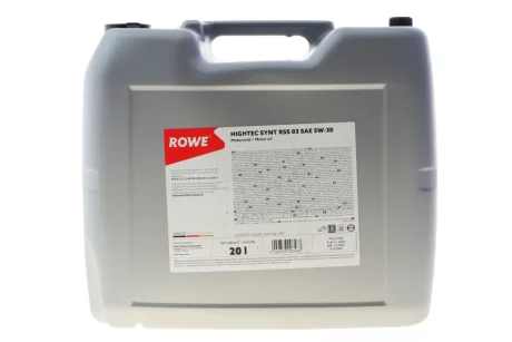 Олива моторна HIGHTEC SYNT RSS 03 SAE 5W-30 (20 L) ROWE 20372-0200-99