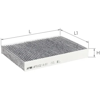 Фільтр салону ALPHA FILTER AF5102A