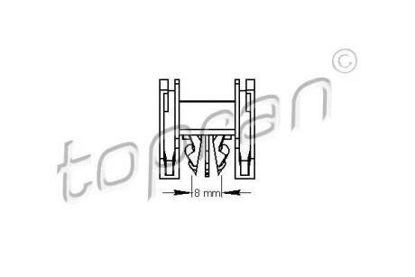 Кліпса TOPRAN / HANS PRIES 111490