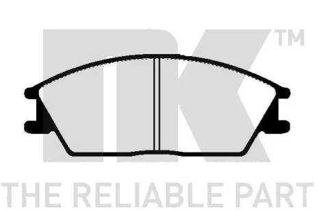 Гальмівні дискові колодки, комплект NK 229967
