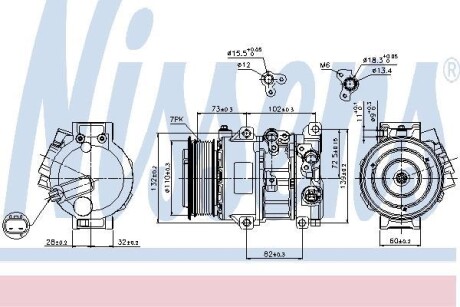 Компресор кондиціонера First Fit NISSENS 89516