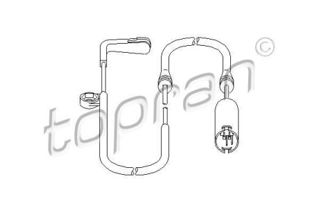 Датчик зносу гальмiвниx колодок TOPRAN / HANS PRIES 500667