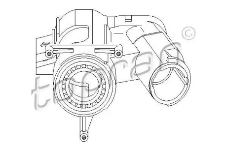 Замок вала керма TOPRAN / HANS PRIES 102413