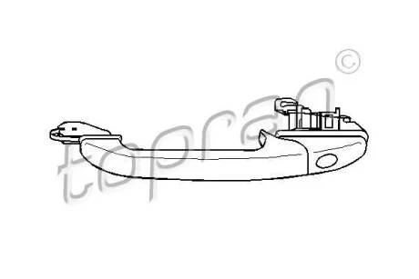 Ручка двері TOPRAN / HANS PRIES 107536