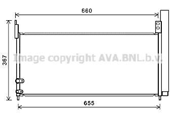 Радіатор кодиціонера AVA COOLING TO5692D