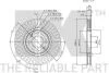 Диск гальмівний невентильований NK 313720 (фото 3)