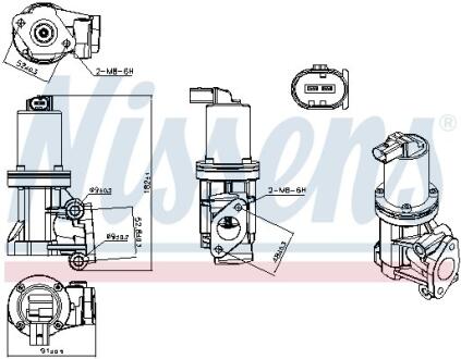 Клапан EGR First Fit NISSENS 98307