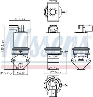 Клапан EGR First Fit NISSENS 98202