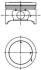 Поршень двигуна KOLBENSCHMIDT 40161600 (фото 1)