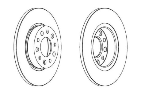 Диск гальмівний Jurid 562501JC