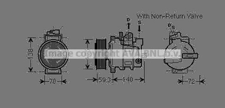 Компресор AVA COOLING AIAK330